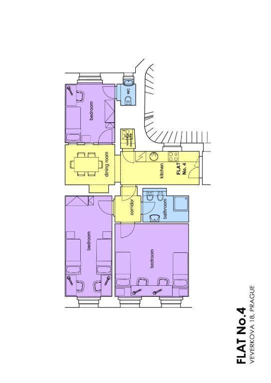 Letna Apartments Прага Экстерьер фото
