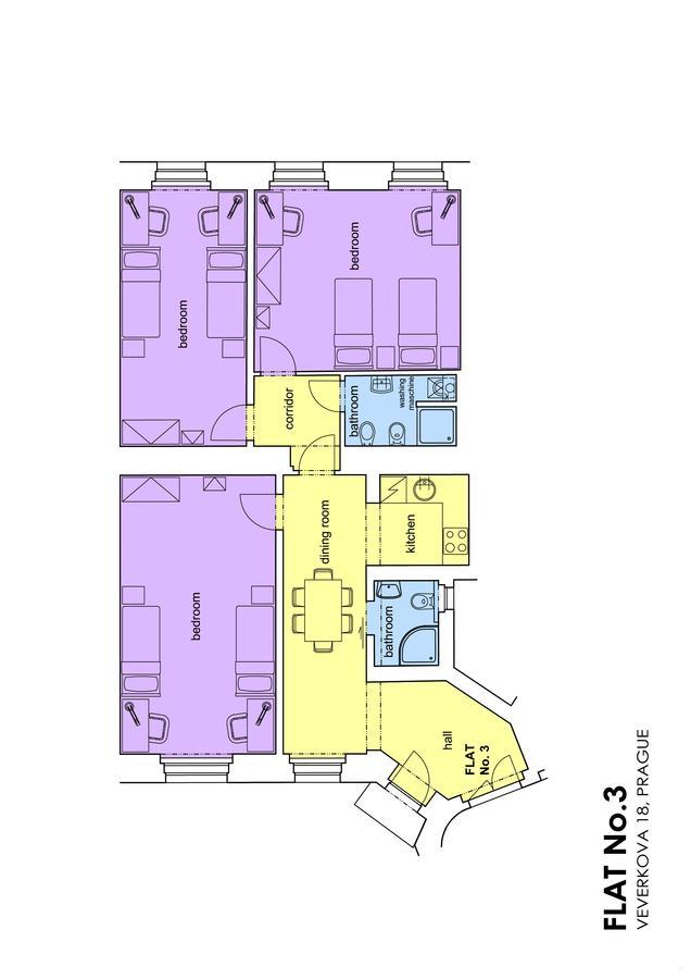 Letna Apartments Прага Экстерьер фото